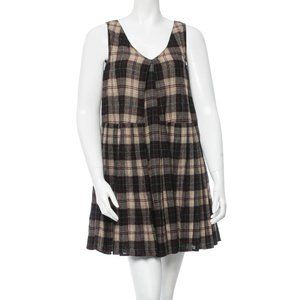 Prada Plaid Tent Dress XS SMALL